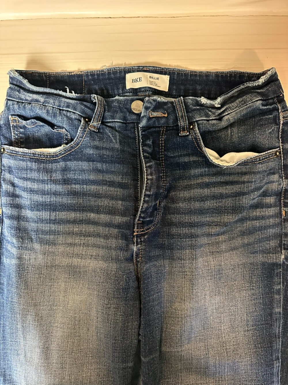 BKE High-Rise Women’s Jeans in Blue Wash